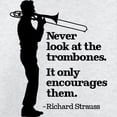 thumbnail image 3 of CafePress - Never Look At The Trombones Sweatshirt - Crew Neck Sweatshirt, 3 of 4