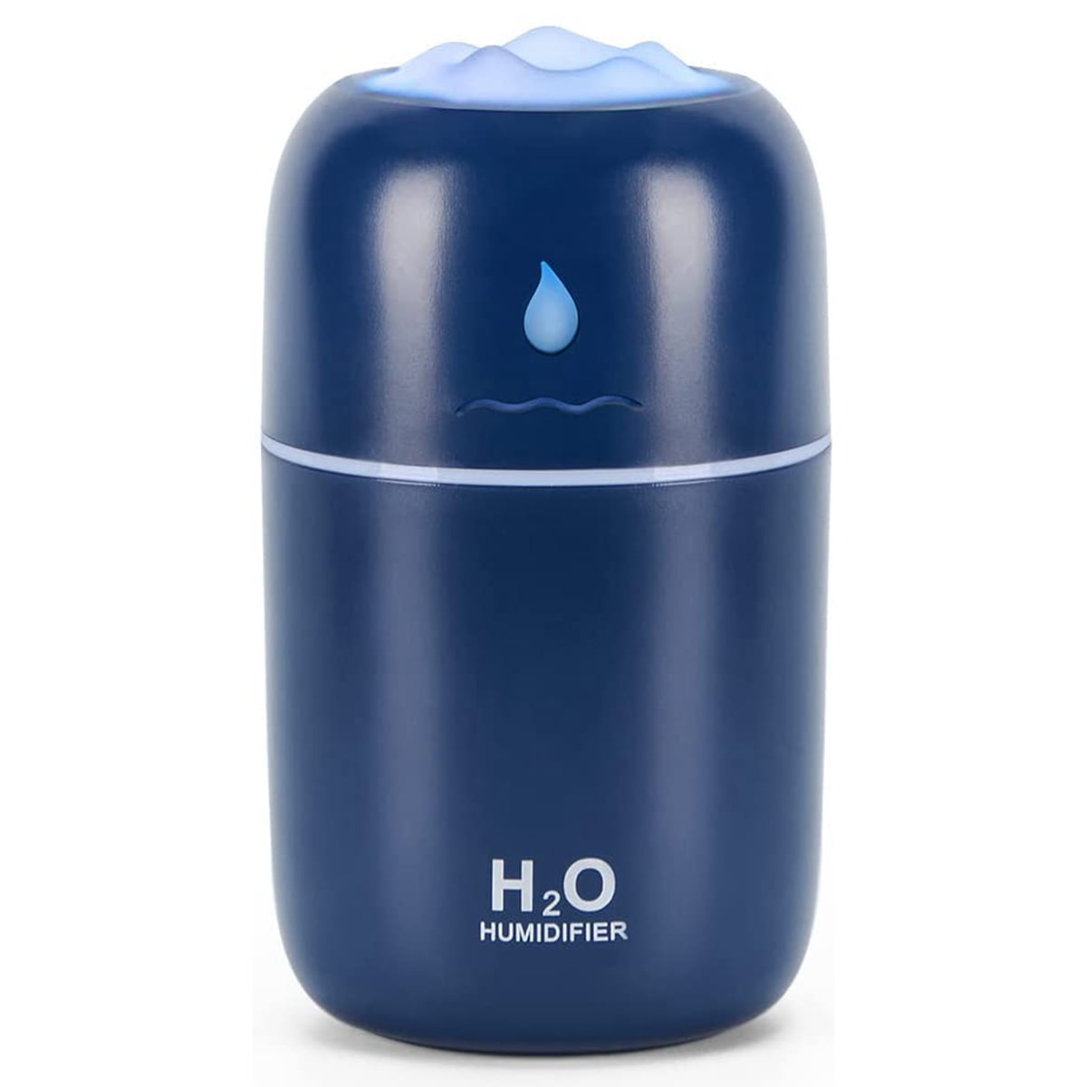 Snow Mountain Cool Mist Humidifier,280ML Small Car Humidifier,USB Desktop Humidifier Super Quiet for Baby Bedroom Office