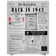 thumbnail image 1 of The Party Post 81st Birthday Party Decorations Poster Born in 1943, 1 of 5