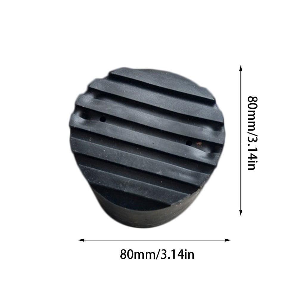 Non-Slip Foot Pad Diameter 52Mm Black Telescopic Ladder Round Foot Cover Durable Multi-Function Folding Safety Insurance Ladder Foot Fan-Shaped Foot Cover