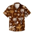 thumbnail image 6 of HAJWOH Hawaiian Shirt for Men Casual Button Down Short Sleeve Summer Beach Shirts Loose Fit Floral Print Tropical Tops, 6 of 7