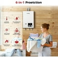 thumbnail image 7 of CAMPLUX  2.64 GPM 68, 000 BTU Natural Gas  Tankless Water Heater On Demand Water heater for Shower with Vent Pipe, 7 of 7