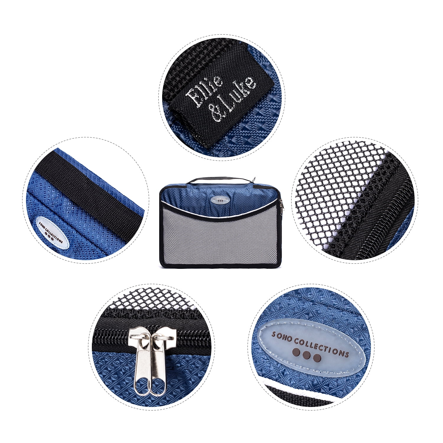 Travel Packing Cubes 5Pcs Travel Organizer Bag Luggage Organizer Clothes Packing Bag Travel Suitcase Underwear Packing Bag
