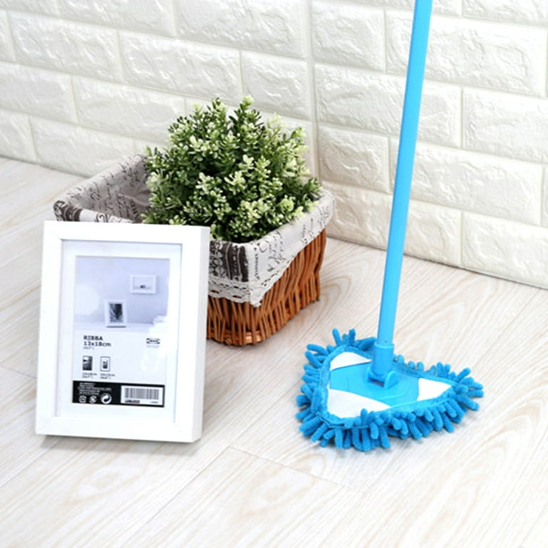 Miuline 180 Degree Rotatable Adjustable Triangular Cleaning Mop Home Wall  Ceiling Floor Cleaning Mop 