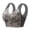 Grey, variant on NIEWTR Bras for Women No Underwire Comfortable Full Coverage Front Closure Bralettes Adjustable Wireless Wirefree Everyday Bras Underwear(Coffee,XL)