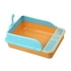 thumbnail image 4 of Caja de arena para gatos, orinal para gatos, arenero para gatos, resistente, semicerrado,  XL jinwen  Bandeja de arena para gatos, 4 of 8