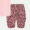 thumbnail image 4 of Yuncity Girls Summer Outfits 2 Piece Short Sleeve Top Elastic Waistband Shorts Casual Playwear Soft Comfortable Daily Wear Toddler Kids Sets Size 9-10 Years Pink, 4 of 6