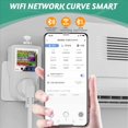 thumbnail image 5 of Tuya WIFI Smart Socket 16A Medidor de Potencia de Voltímetro Digital Medidor de Consumo de Electricidad Kwh Medidor de Energía Enchufe del Reino, 5 of 5