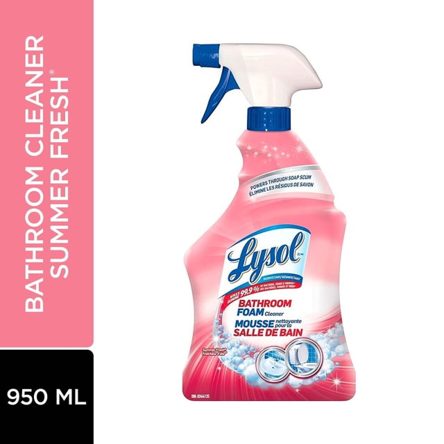 Lysol Nettoyant pour Salle de Bain à Vaporisateur, Fraîcheur Ensoleillée