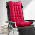 thumbnail image 6 of JoyMoreHome Chair Cushions 49.21x18.90 Inch, Sundlight Patio Cushions Chaise, Outdoor Mattress Recliner Quilted Thick Padded Seat Cushion Reclining Chair Rocking with Ties, 6 of 6