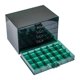 thumbnail image 1 of Organizador de joyería Caja de almacenamiento de uñas 120 cuadrículas Gabinete de contenedor de organización para anillos Beeds Parring oscuro, 1 of 10