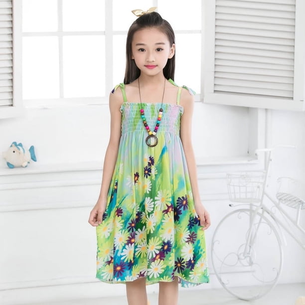 Vestidos bohemios de verano para madre e hija, vestidos de playa, vestidos halter para padres e hijos, vestidos de tirantes con estampado floral para niñas