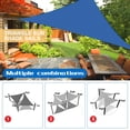 thumbnail image 6 of Sun Shade Sail 10' x 10' x 10' Sand Triangle Canopy UV Block Awning for Outdoor Patio Backyard Garden, 6 of 7