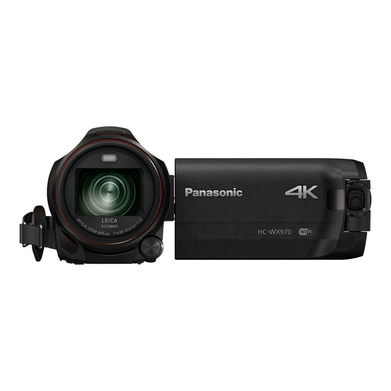 Panasonic HC-WX970K 4K Ultra HD Camcorder with Built-in Twin Video