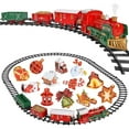 thumbnail image 1 of Shininglove Christmas Train Set for Kids, Electric Train Sets Gifts, 1 of 6