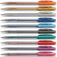 thumbnail image 3 of LINC Shine Glitter Gel Pen Contoured Grip Broad, 1.0 mm, Medium Tip Size, Multicolor Ink, 10 Pack, 3 of 3