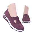 thumbnail image 3 of Chaussures Décontractées de Sport pour Femmes d'Été à Semelle Plate, Tige Ajourée Non en Maille, Respirantes, Souples, Légères et Confortables pour la Marche, 3 of 9