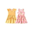 thumbnail image 1 of Vestido Disney Princess Belle para niña pequeña, 2 unidades, paquete de 2 unidades, 1 of 6