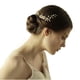 thumbnail image 5 of Mujeres de cabello accesorio nupcial Tiara BLESIY Novia de la boda peine del pelo, 5 of 8