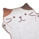 thumbnail image 2 of Adorable manta de franela con forma de gato de 150 x 88 cm, duradera, ligera y suave. Blanco, 2 of 3
