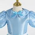 thumbnail image 3 of Toddler Little Girls Alice Dress Halloween Party Outfit with Apron Headband, 3 of 6