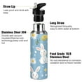 thumbnail image 3 of Yayeee 20oz Double Wall Stainless Steel Water Bottle with Flip Straw, Cartoon Easter Bunnies, 3 of 7