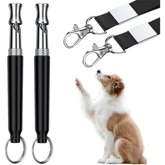 Dog Whistle to Stop Barking Neighbors Dog, 2025 New Adjustable Silent Ultrasonic Dog Training Whistle with Lanyard, for Bad Behavior Training Recall Obedience Behavior Control