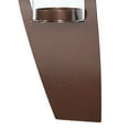 thumbnail image 3 of Candela Handcrafted Contemporary Steel Wall Sconce Candleholder Antique Copper Pair, 3 of 3