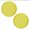2PC-Yellow, variant on 2Pcs Car Bling Rhinestone Cup Holder Drink Pad Interior Decoration Anti-slip Mat Round Durable Coaster Heat Resi Car Accessories
