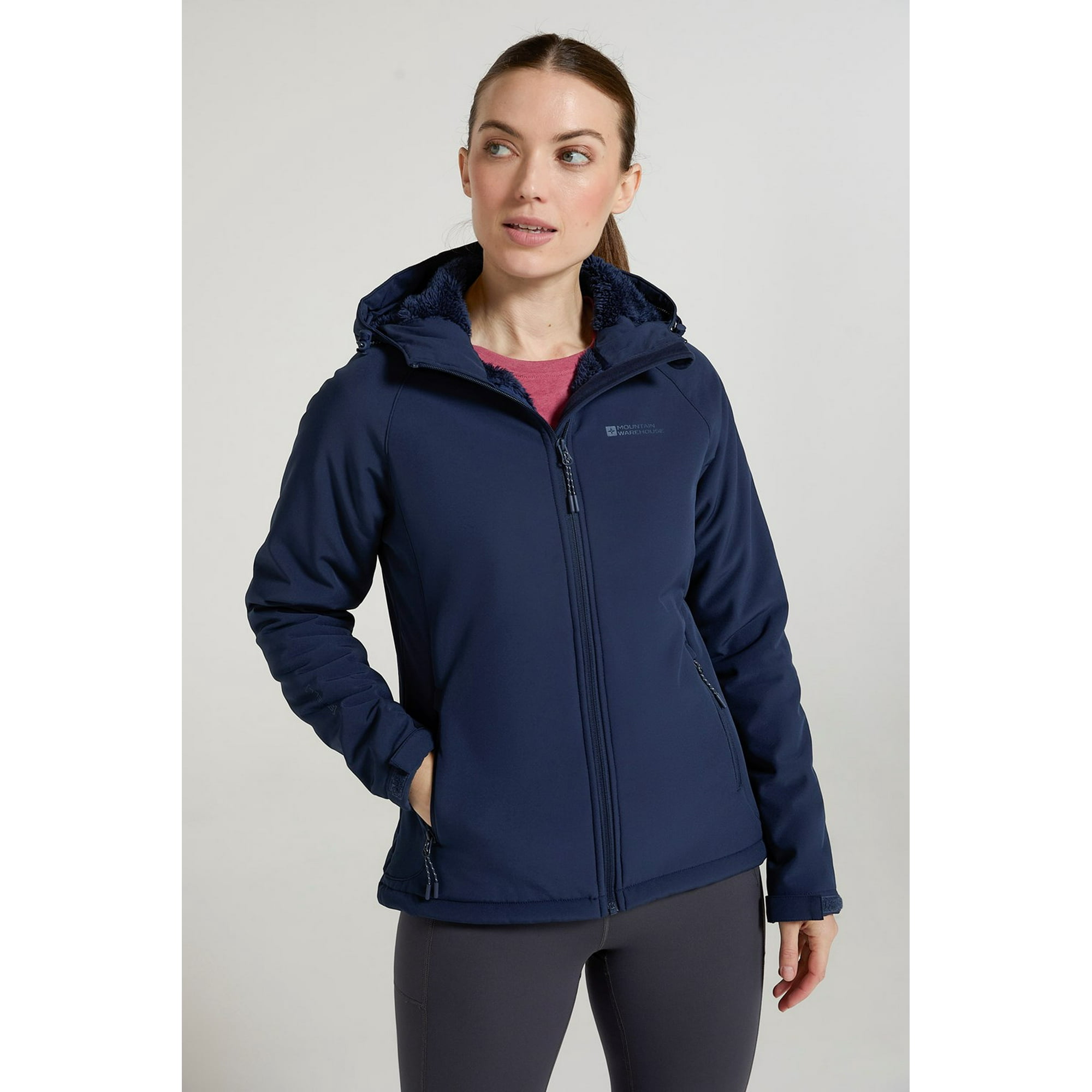Mountain Warehouse Arctic Women s Softshell Jacket Ladies Fleece Lined Zip Coat Other