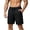 Black, variant on Breathable Training Shorts for Daily Casual Wear Lightweight Athletic Shorts with Wicking Comfort and Flexible Fit for Everyday Movement, XL, Black