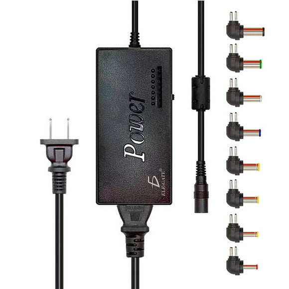 Cargador Universal Laptop Voltaje Variable 8 Puntas 12 – 24v ELEGATE CH25