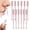 Pink, variant on YUSUIYI 3/6/12pcs 2 in 1 Nasal Hair Cutter,360° Rotating Portable Manual Nose Hair Trimmer & Ear Picker for Men Women,Dual-Blade Nasal Grooming Tool with Soft Cleaning Brush