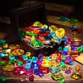 thumbnail image 3 of Decoraciones para fiestas piratas Gejoy, 430 piezas, con bolsa con cordón, 3 of 7