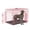 Pink, variant on CL.HPAHKL 48 inch Dog Cage for Large Dogs Indoor, Folding Dog Crates and Kennels Double Door, Pet Cage with Tray Pan for Dogs ,dog crates for large dogs