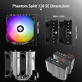 thumbnail image 5 of Thermalright Phantom Spirit 120 SE CPU Air Cooler 1700 AMD Ryzen Socket Support, 5 of 6