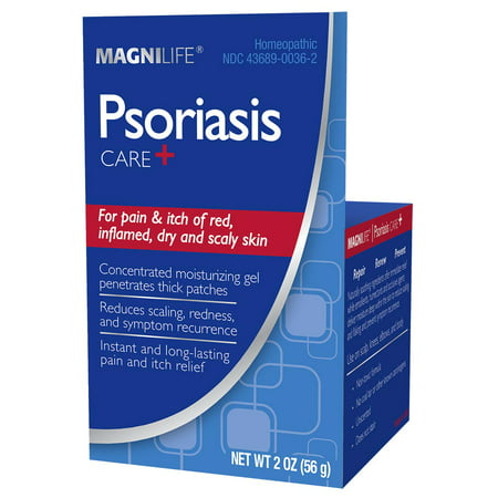 MagniLife Psoriasis Care+ Gel: Moisturizing, Pain, Itching, Dry and Scaly Skin Relief (Best Over The Counter Skin Care For Aging Skin)