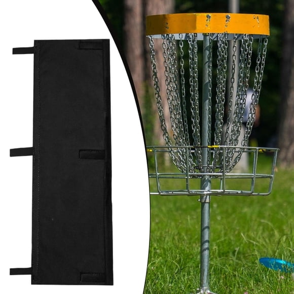 Canasta de Disc Golf Silence Discs, objetivo de golf con cancelación de ruido, portátil, barrera de sonido para deportes de disco, más silenciosa