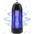 thumbnail image 1 of Lámpara antimosquitos para interiores, 6W, matamoscas eléctrico UV, luz azul, repelente de insectos, trampa para moscas, matamoscas para polillas, dormitorio, sala de estar, cocina, 1 of 5