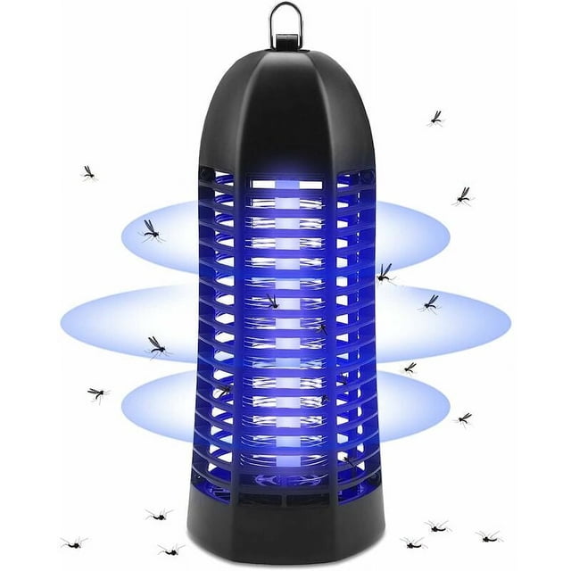 Lámpara antimosquitos para interiores, 6W, matamoscas eléctrico UV, luz azul, repelente de insectos, trampa para moscas, matamoscas para polillas, dormitorio, sala de estar, cocina