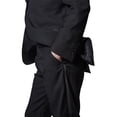 thumbnail image 3 of Adam Baker Men's BL501 Two-Piece Notch Lapel Tuxedo Suit - Black - 46 Short, 3 of 4
