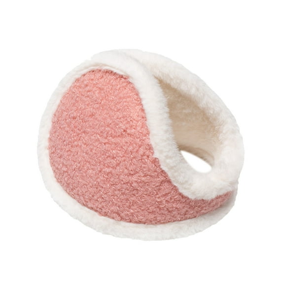 Otqutp Men's Foldable Earmuffs Winter Warm Earmuffs Soft and Warm Knitted Plush Earmuffs Cold Earmuffs for Men Women Outdoor Activities(B,One Size)