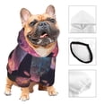 thumbnail image 3 of Honeii Bird 1 Print Small Dog Hoodies Pet Hooded Sweatshirts Fall Winter Puppy Cat Sweaters Warm Clothes for Small Dogs Outfits Costume-Large, 3 of 7