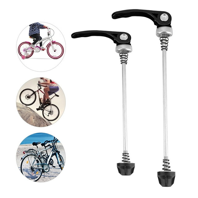 Quick Release Skewer Set, 1 Pair Mountain Bike Skewers Road Bicycle Quick Release Front Rear Axle Skewer Set Bike Axle Skewer Wheel Hub