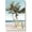 Beach palm tree art, variant on Beach Seaside Canvas Wall Art: Coastal Coconut Trees Painting Ocean Swing Hanging on Palm Tree Picture Seascape Sunset Artwork Decor for Living Room Bathroom 16" x 12"
