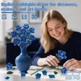thumbnail image 5 of Remocguys Blue Roses Bouquet Building Sets Compatible with Lego Flowers Botanical Collection Collectible Model for Adults Girls Gift 585PCS, 5 of 6