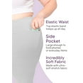 thumbnail image 3 of Stretch Is Comfort Women's Oh so Soft High Waist Bootcut Yoga Pants with Pocket| Adult Small-5x, 3 of 5