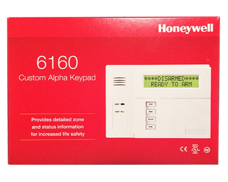 Pack of 2 Honeywell 6160 Custom Alpha Display Keypads