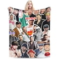 thumbnail image 2 of Blanket Donnie Wahlberg Soft and Comfortable Warm Fleece Throw Blankets Gift for Sofa Bedroom car Decoration Office Knee pad Bed Camp Beach All Season, 2 of 7