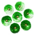 thumbnail image 1 of eloria 11pcs, 4x4cm Embroidery Neck sew on Flowers Applique Patches/Decorative Patches for Clothes, Jackets, Jean's, Blouse, Saree, Dress Decoration (Green), 1 of 3